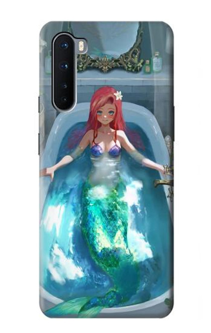 S3911 Cute Little Mermaid Aqua Spa Hülle Schutzhülle Taschen für OnePlus Nord
