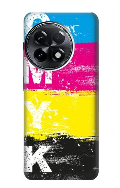 S3930 Cyan Magenta Yellow Key Hülle Schutzhülle Taschen für OnePlus 11R