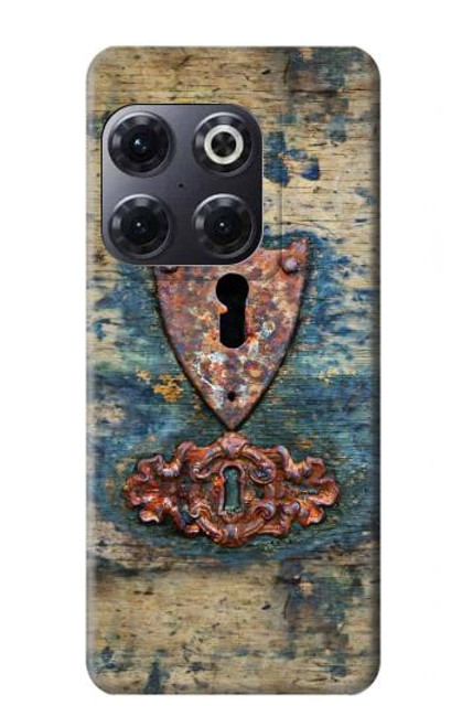 S3955 Vintage Keyhole Weather Door Hülle Schutzhülle Taschen für OnePlus 10T