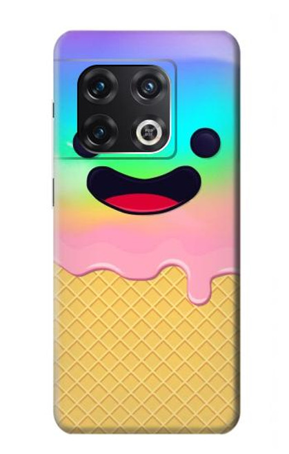 S3939 Ice Cream Cute Smile Hülle Schutzhülle Taschen für OnePlus 10 Pro