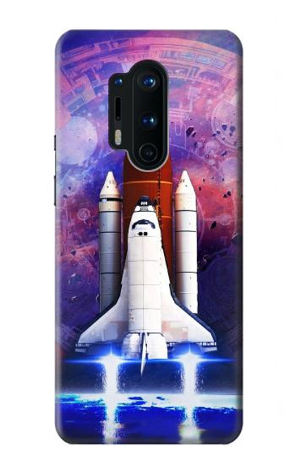 S3913 Colorful Nebula Space Shuttle Hülle Schutzhülle Taschen für OnePlus 8 Pro