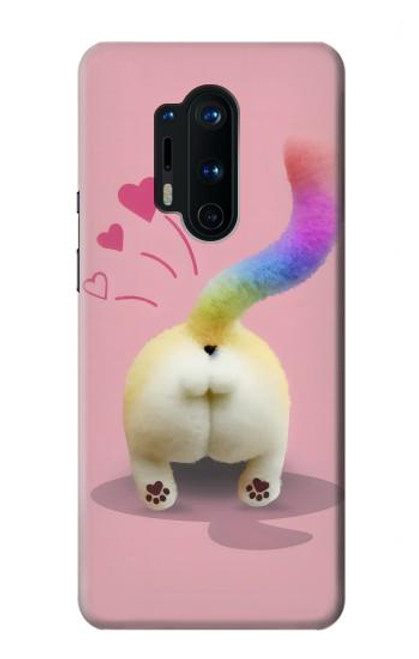 S3923 Cat Bottom Rainbow Tail Hülle Schutzhülle Taschen für OnePlus 8 Pro