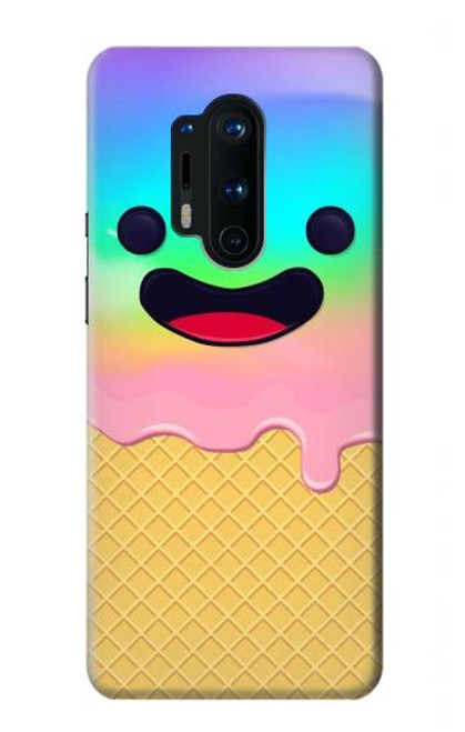 S3939 Ice Cream Cute Smile Hülle Schutzhülle Taschen für OnePlus 8 Pro