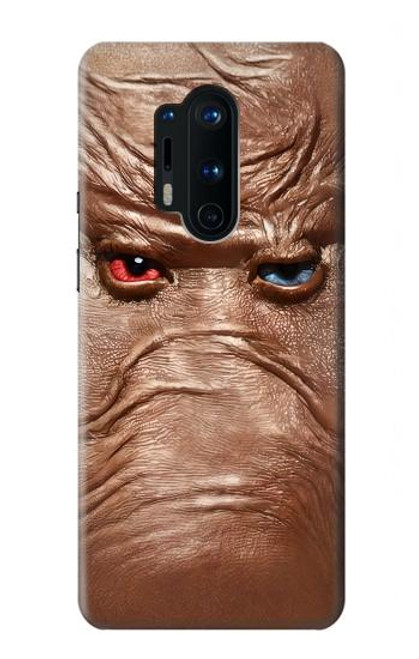 S3940 Leather Mad Face Graphic Paint Hülle Schutzhülle Taschen für OnePlus 8 Pro