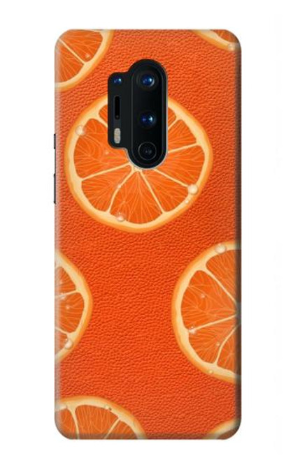 S3946 Seamless Orange Pattern Hülle Schutzhülle Taschen für OnePlus 8 Pro