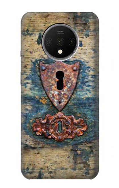 S3955 Vintage Keyhole Weather Door Hülle Schutzhülle Taschen für OnePlus 7T