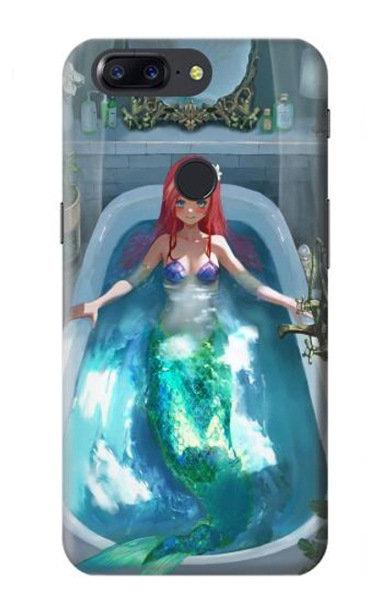 S3911 Cute Little Mermaid Aqua Spa Hülle Schutzhülle Taschen für OnePlus 5T