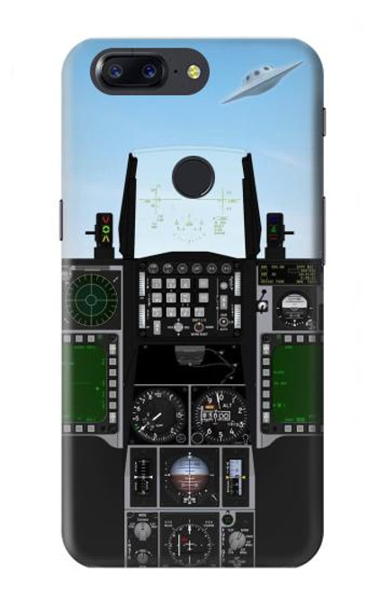 S3933 Fighter Aircraft UFO Hülle Schutzhülle Taschen für OnePlus 5T