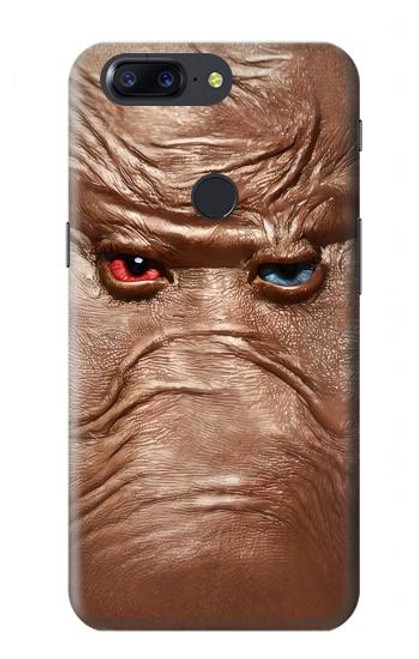 S3940 Leather Mad Face Graphic Paint Hülle Schutzhülle Taschen für OnePlus 5T