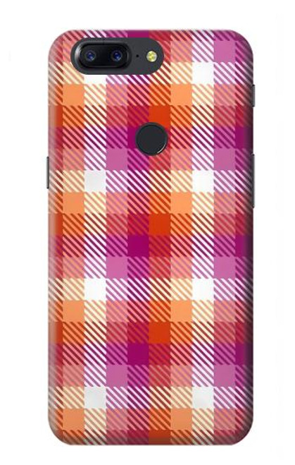 S3941 LGBT Lesbian Pride Flag Plaid Hülle Schutzhülle Taschen für OnePlus 5T