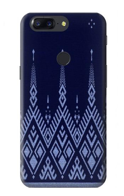 S3950 Textile Thai Blue Pattern Hülle Schutzhülle Taschen für OnePlus 5T