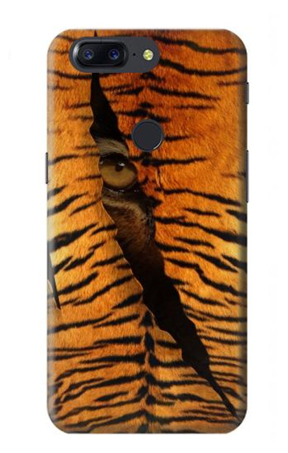 S3951 Tiger Eye Tear Marks Hülle Schutzhülle Taschen für OnePlus 5T