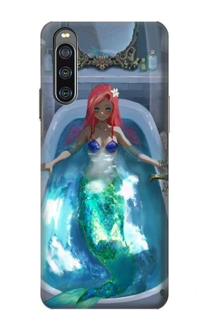 S3912 Cute Little Mermaid Aqua Spa Hülle Schutzhülle Taschen für Sony Xperia 10 IV