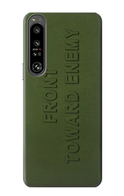 S3936 Front Toward Enermy Hülle Schutzhülle Taschen für Sony Xperia 1 IV
