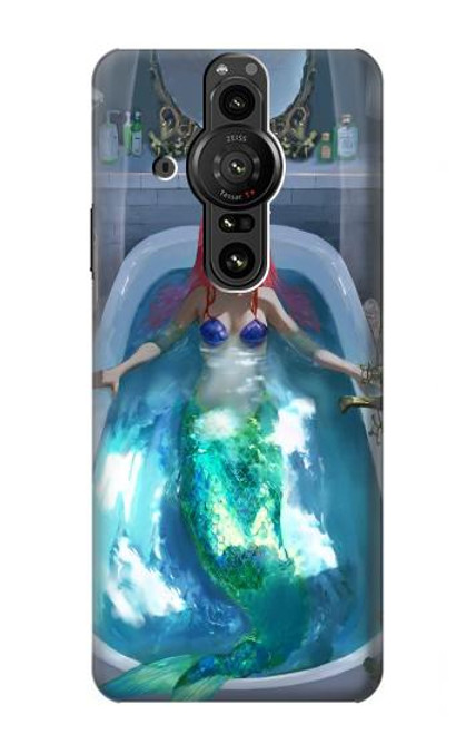 S3912 Cute Little Mermaid Aqua Spa Hülle Schutzhülle Taschen für Sony Xperia Pro-I