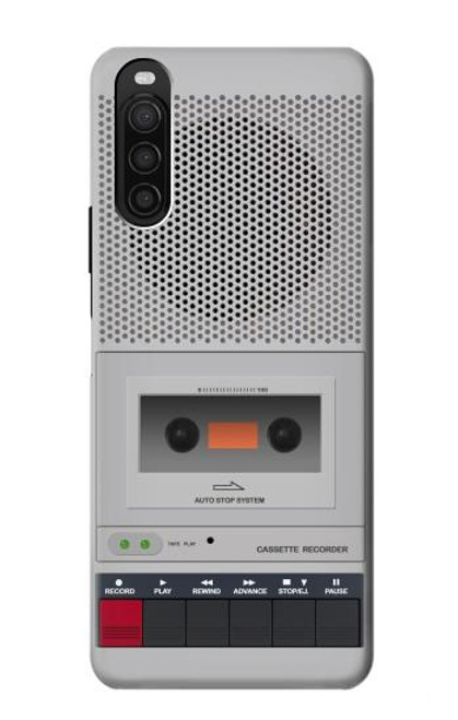 S3953 Vintage Cassette Player Graphic Hülle Schutzhülle Taschen für Sony Xperia 10 III