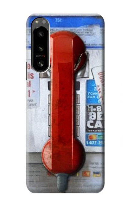 S3925 Collage Vintage Pay Phone Hülle Schutzhülle Taschen für Sony Xperia 5 IV