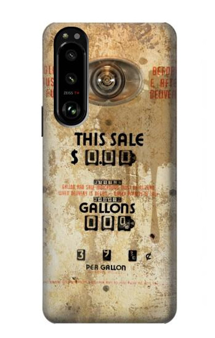 S3954 Vintage Gas Pump Hülle Schutzhülle Taschen für Sony Xperia 5 III