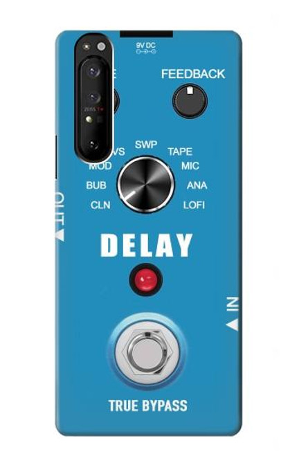 S3962 Guitar Analog Delay Graphic Hülle Schutzhülle Taschen für Sony Xperia 1 III