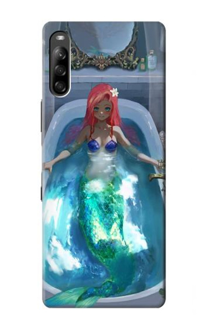S3912 Cute Little Mermaid Aqua Spa Hülle Schutzhülle Taschen für Sony Xperia L4