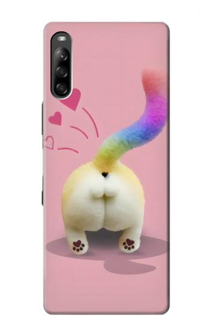S3923 Cat Bottom Rainbow Tail Hülle Schutzhülle Taschen für Sony Xperia L4