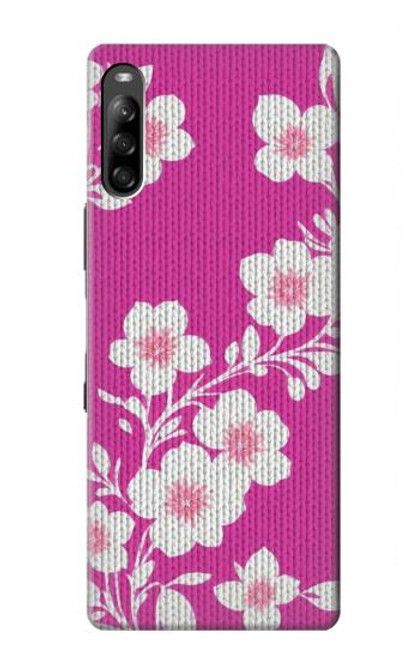 S3924 Cherry Blossom Pink Background Hülle Schutzhülle Taschen für Sony Xperia L4