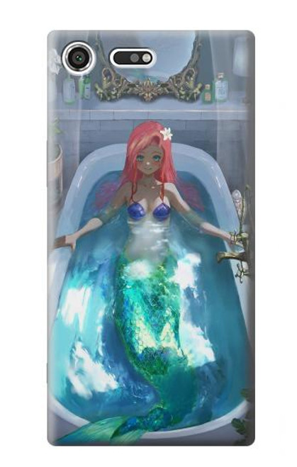 S3912 Cute Little Mermaid Aqua Spa Hülle Schutzhülle Taschen für Sony Xperia XZ Premium