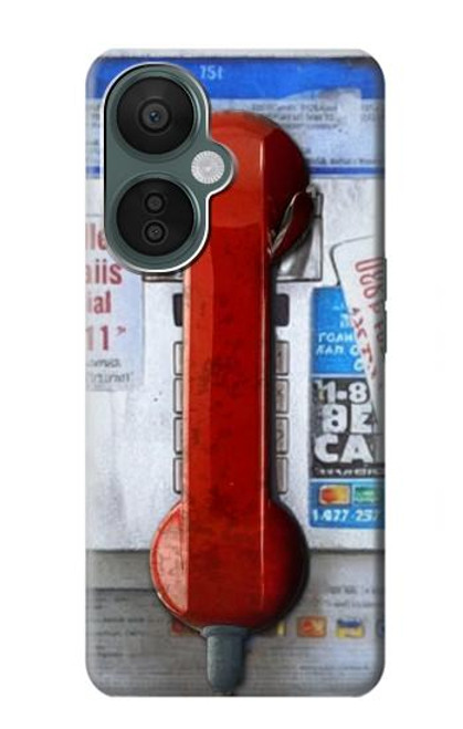 S3925 Collage Vintage Pay Phone Hülle Schutzhülle Taschen für OnePlus Nord CE 3 Lite, Nord N30 5G