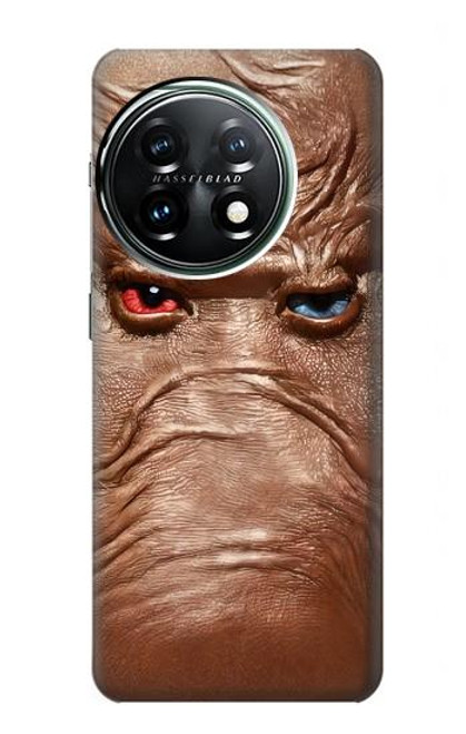 S3940 Leather Mad Face Graphic Paint Hülle Schutzhülle Taschen für OnePlus 11