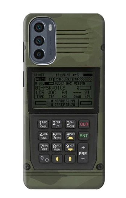 S3959 Military Radio Graphic Print Hülle Schutzhülle Taschen für Motorola Moto G62 5G