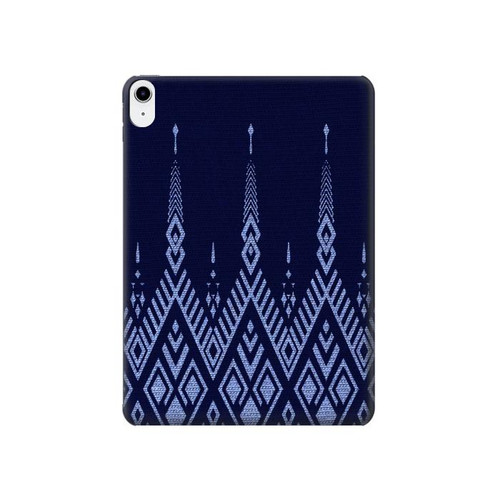S3950 Textile Thai Blue Pattern Hülle Schutzhülle Taschen für iPad 10.9 (2022)