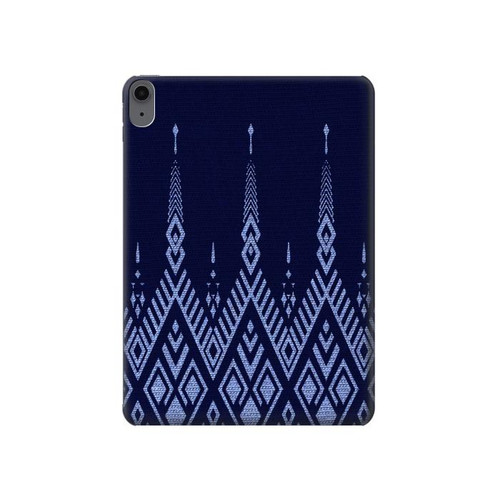 S3950 Textile Thai Blue Pattern Hülle Schutzhülle Taschen für iPad Air (2022,2020, 4th, 5th), iPad Pro 11 (2022, 6th)