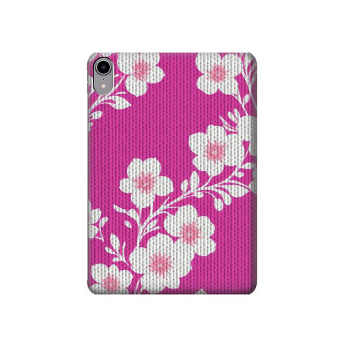S3924 Cherry Blossom Pink Background Hülle Schutzhülle Taschen für iPad mini 6, iPad mini (2021)