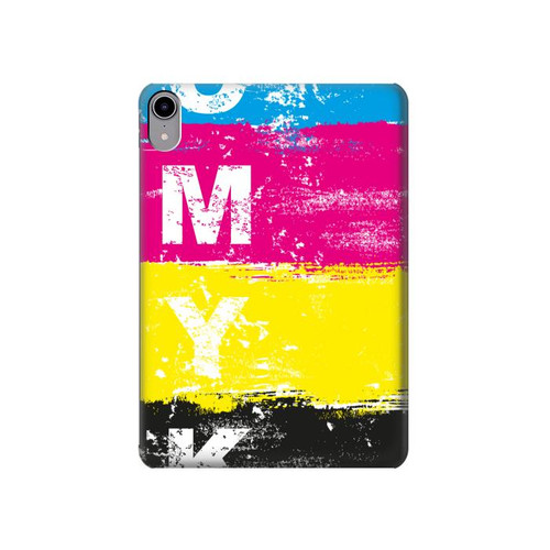S3930 Cyan Magenta Yellow Key Hülle Schutzhülle Taschen für iPad mini 6, iPad mini (2021)