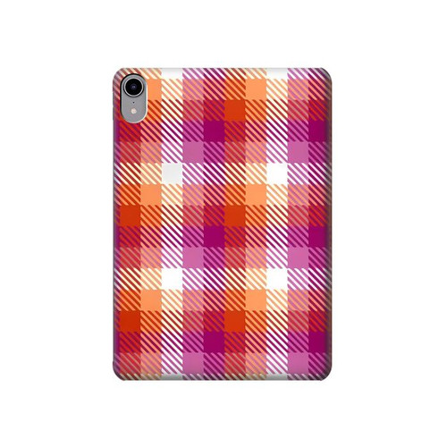 S3941 LGBT Lesbian Pride Flag Plaid Hülle Schutzhülle Taschen für iPad mini 6, iPad mini (2021)