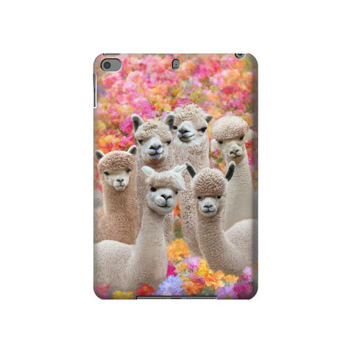 S3916 Alpaca Family Baby Alpaca Hülle Schutzhülle Taschen für iPad mini 4, iPad mini 5, iPad mini 5 (2019)
