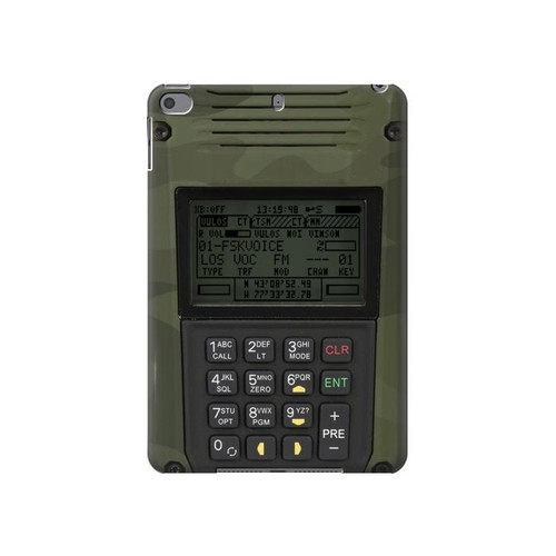 S3959 Military Radio Graphic Print Hülle Schutzhülle Taschen für iPad mini 4, iPad mini 5, iPad mini 5 (2019)