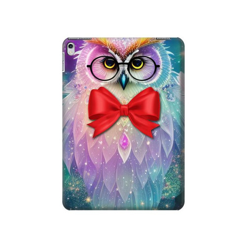 S3934 Fantasy Nerd Owl Hülle Schutzhülle Taschen für iPad Air 2, iPad 9.7 (2017,2018), iPad 6, iPad 5