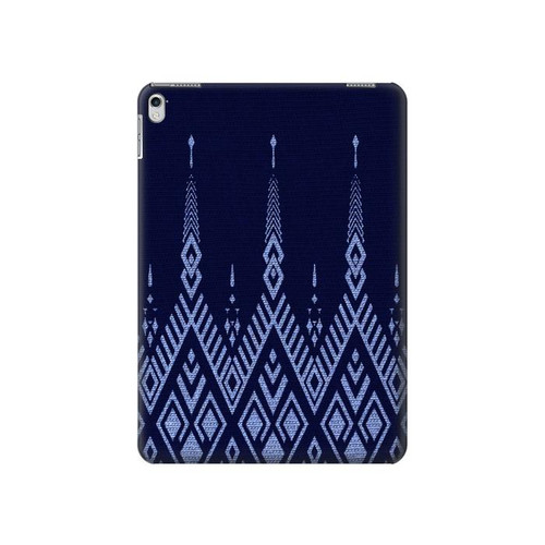 S3950 Textile Thai Blue Pattern Hülle Schutzhülle Taschen für iPad Air 2, iPad 9.7 (2017,2018), iPad 6, iPad 5