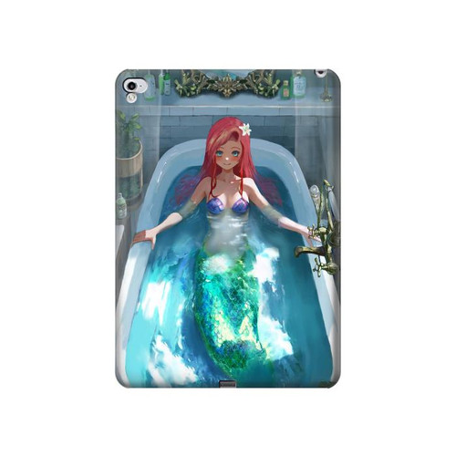 S3911 Cute Little Mermaid Aqua Spa Hülle Schutzhülle Taschen für iPad Pro 12.9 (2015,2017)
