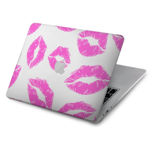 S2214 Pink Lips Kisses Hülle Schutzhülle Taschen für MacBook Air 15″ (2023,2024,2025) - A2941, A3114, A3241