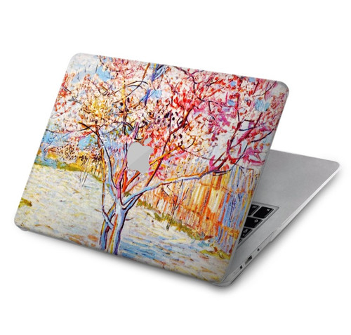S2450 Van Gogh Peach Tree Blossom Hülle Schutzhülle Taschen für MacBook Air 15″ (2023,2024,2025) - A2941, A3114, A3241