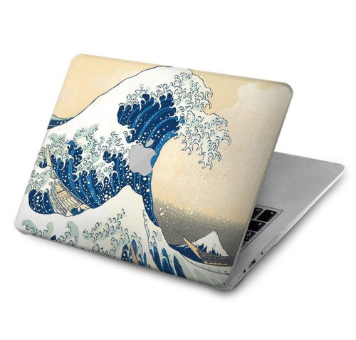 S2790 Hokusai Under The Wave off Kanagawa Hülle Schutzhülle Taschen für MacBook Air 15″ (2023,2024,2025) - A2941, A3114, A3241