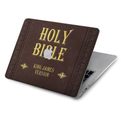 S2889 Holy Bible Cover King James Version Hülle Schutzhülle Taschen für MacBook Air 15″ (2023,2024,2025) - A2941, A3114, A3241