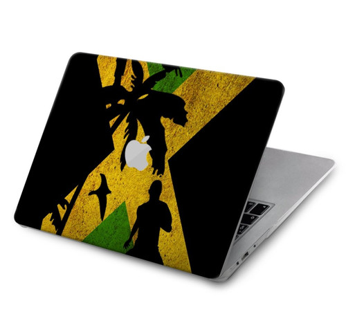 S2975 Jamaica Football Soccer Hülle Schutzhülle Taschen für MacBook Air 15″ (2023,2024,2025) - A2941, A3114, A3241