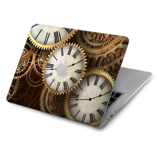 S3172 Gold Clock Live Hülle Schutzhülle Taschen für MacBook Air 15″ (2023,2024,2025) - A2941, A3114, A3241
