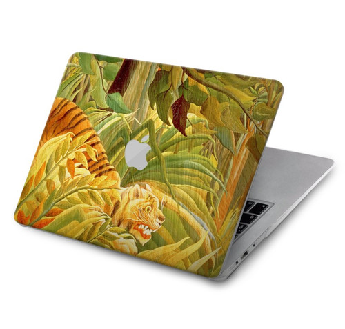 S3344 Henri Rousseau Tiger in a Tropical Storm Hülle Schutzhülle Taschen für MacBook Air 15″ (2023,2024,2025) - A2941, A3114, A3241