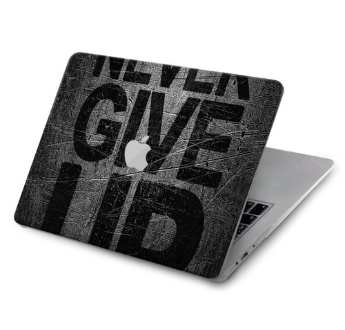 S3367 Never Give Up Hülle Schutzhülle Taschen für MacBook Air 15″ (2023,2024,2025) - A2941, A3114, A3241