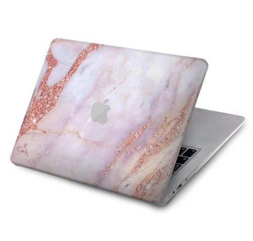S3482 Soft Pink Marble Graphic Print Hülle Schutzhülle Taschen für MacBook Air 15″ (2023,2024) - A2941, A3114