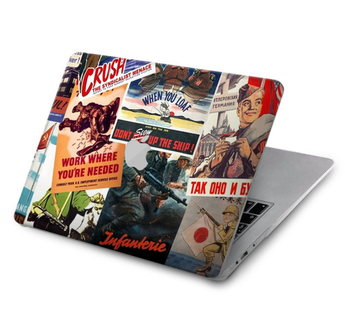 S3905 Vintage Army Poster Hülle Schutzhülle Taschen für MacBook Air 15″ (2023,2024) - A2941, A3114